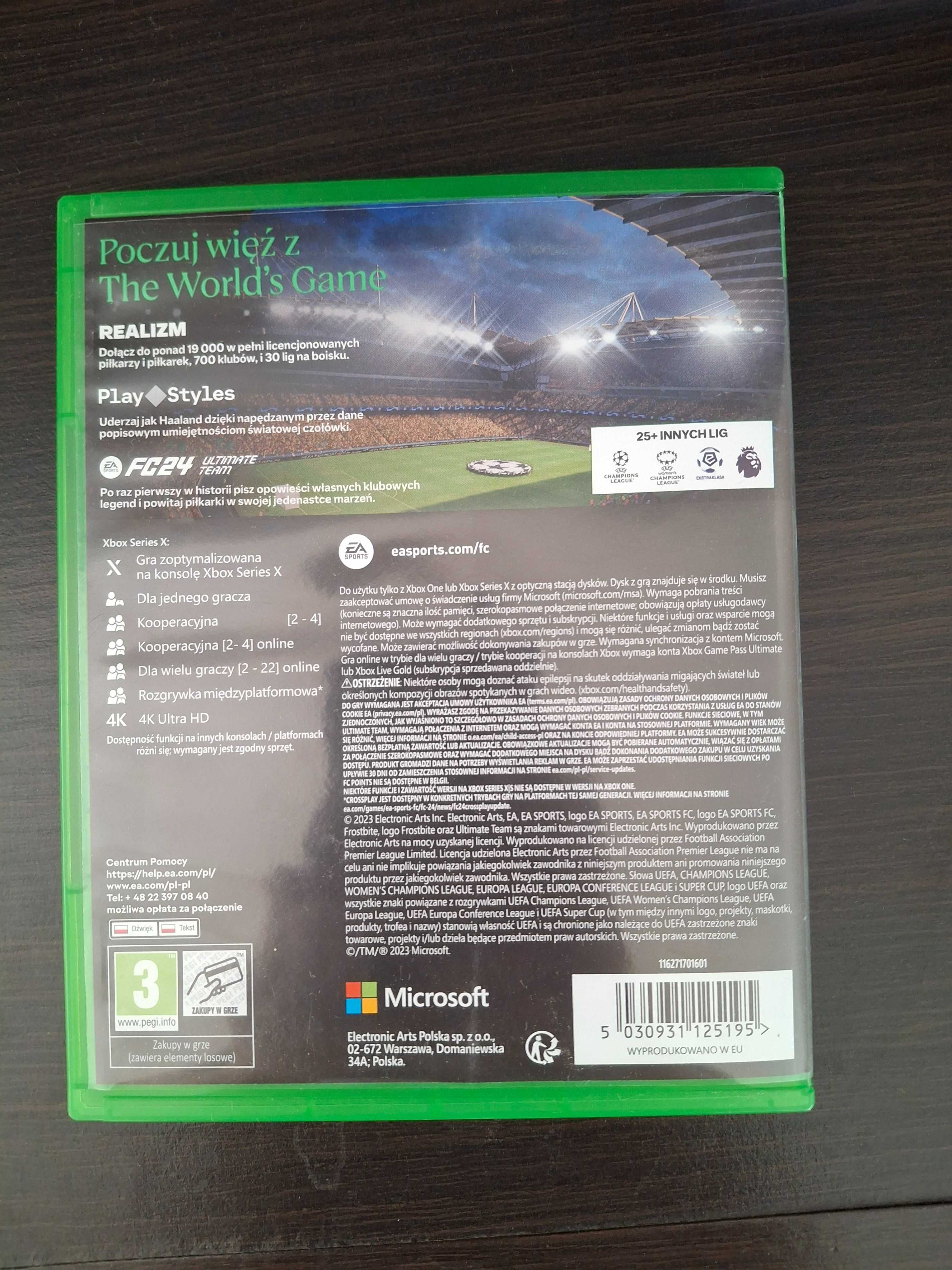 Gra EA SPORTS FC 24 Gra Xbox One/ Xbox Series S