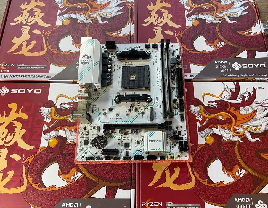 Комплект SOYO B450M D4 PRO (AM4) + Ryzen 5 3600 (6/12)