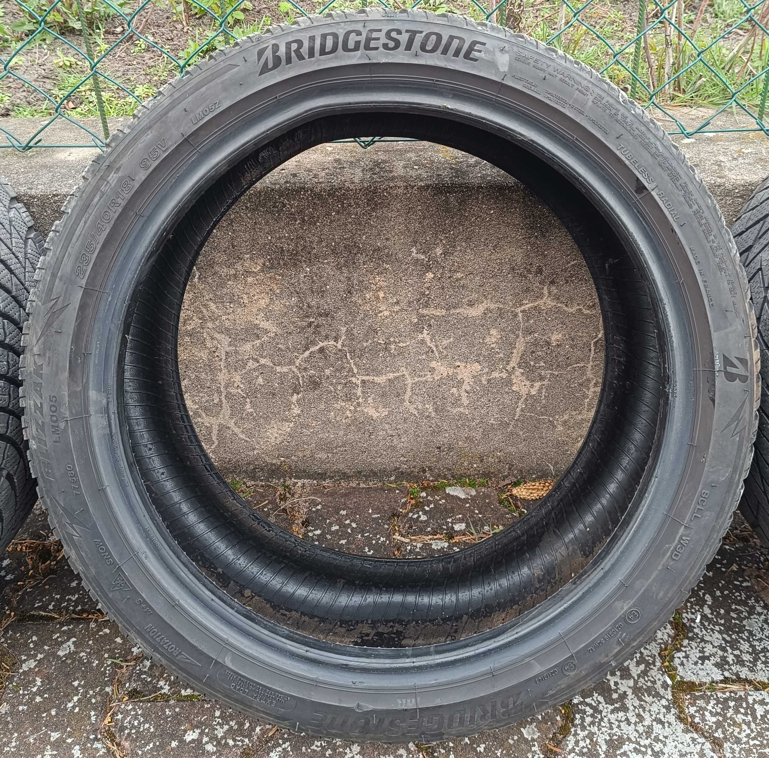 5 sztuk Bridgestone Blizzak LM005 - 3x235/40/18 + 2x265/35/18