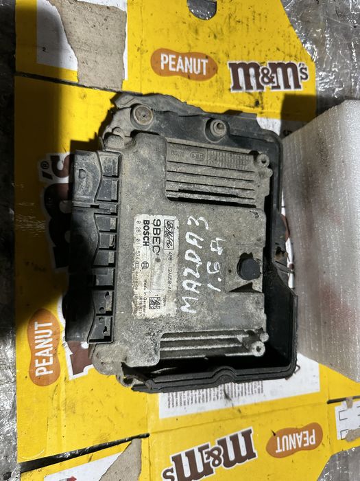 ЕБУ Блок управління двигуном Mazda 3 1.6 tdci 03-08 4m6112a650ac