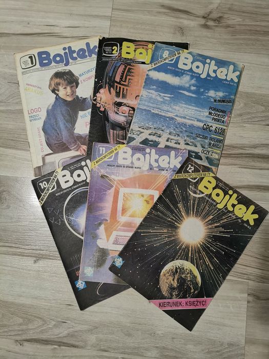 Stare czasopismo Bajtek 1986 Gry Atari Commodore IBM komputer vintage