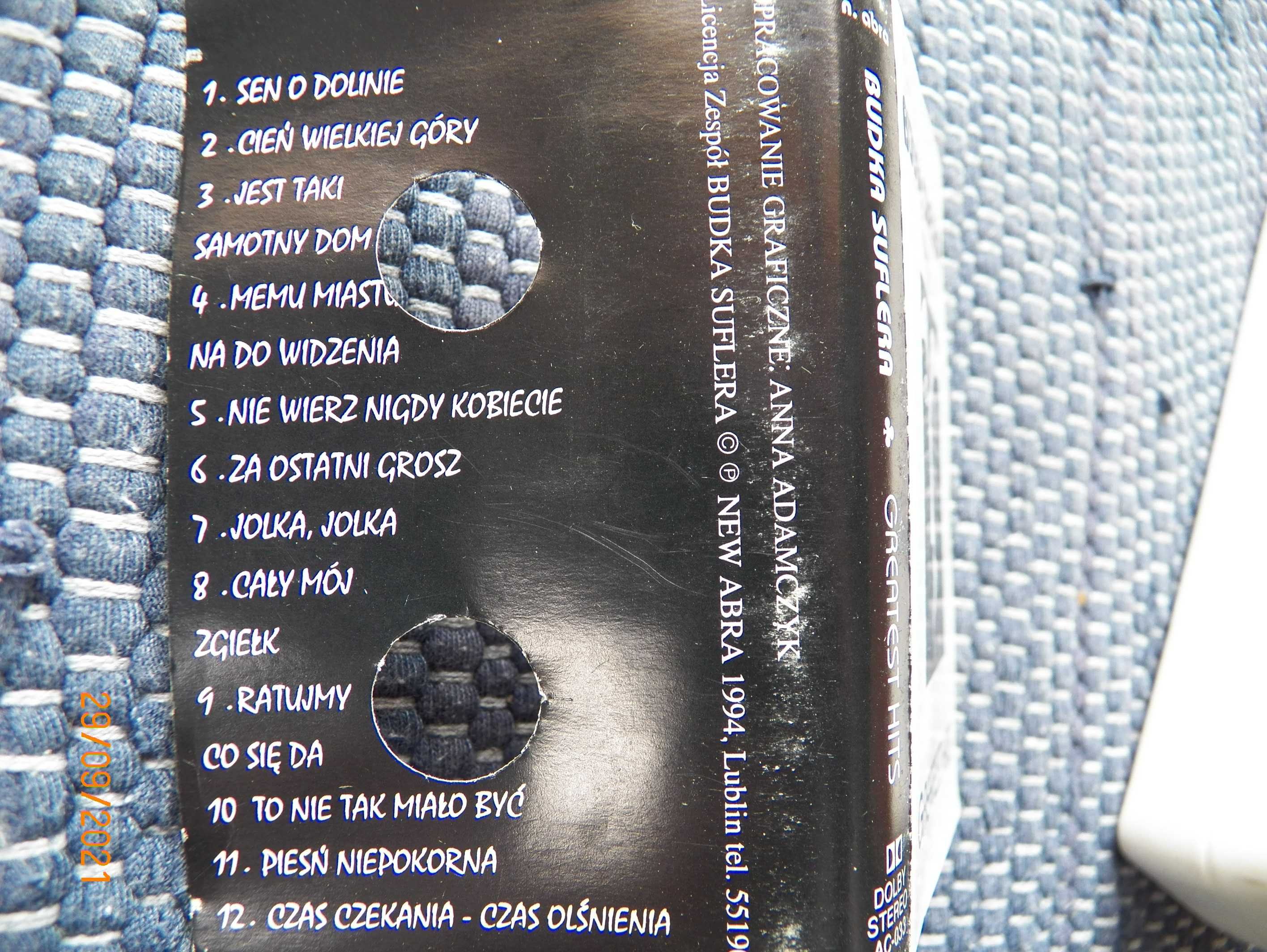 Kaseta magnetofonowa Budka Suflera "Greatest Hits" 1994r.