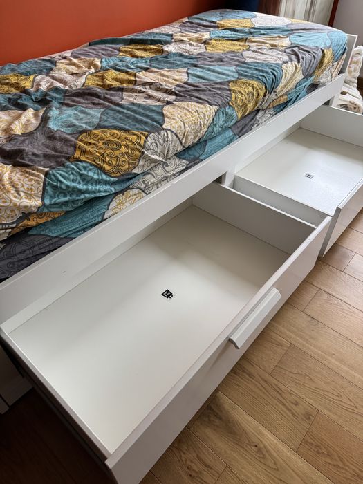 Leżanka Ikea biała