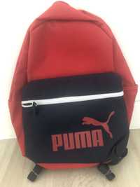 Plecak Puma w kolorze czerwono - granatowym, do szkoły, na wycieczkę