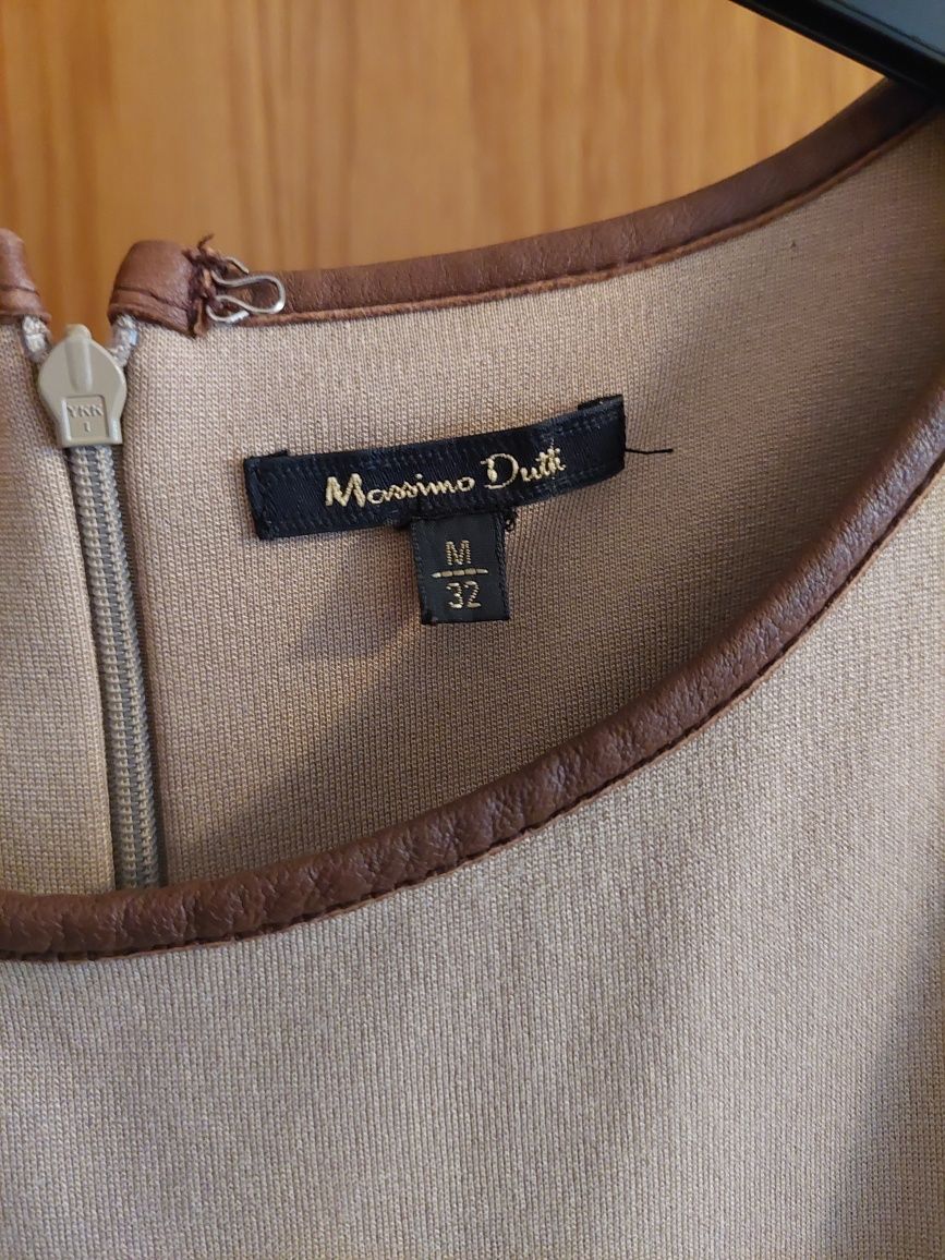 Vestido Bege Massimo Dutti