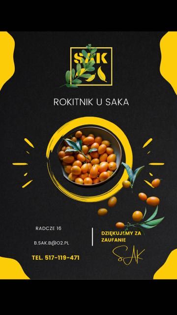 Sok z Rokitnika Ekologia 750ml bez dodatków