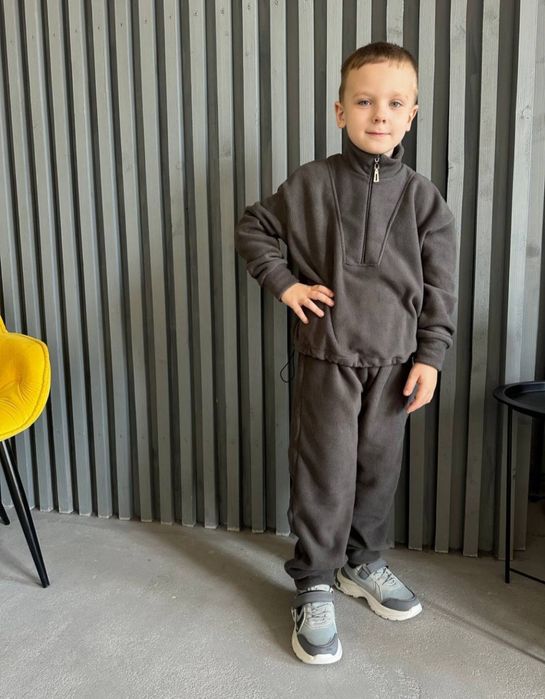 Дитячий весняний костюм флісовий хлопчик 92-98 не кошлатиться