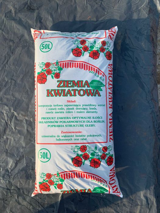 Podłoże pod iglaki kwaśna ziemia 50litrów