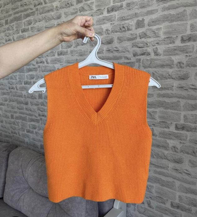 Желет Zara вязаный