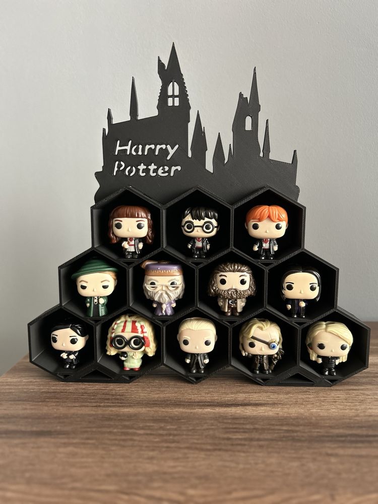 DRUK 3D półka na figurki funko pop kinder joy Harry Potter