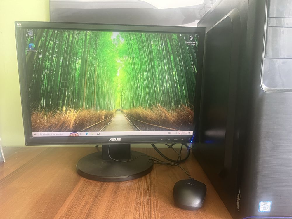 Komputer stacjonarny zestaw monitor asus myszka i5 gtx750ti dysk ssd