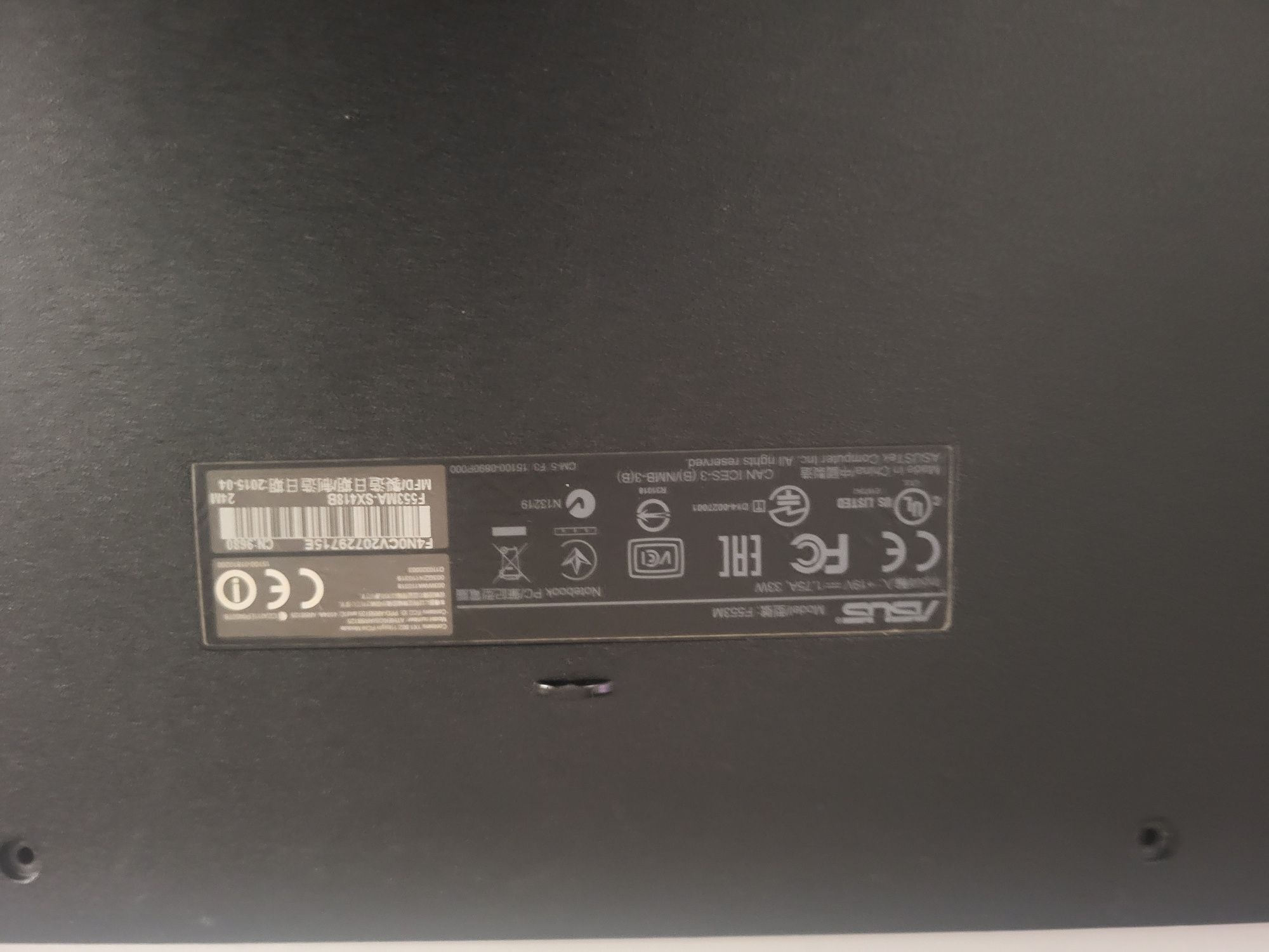Sprzedam Dolną obudowę do Laptopa (2) ASUS F553M
