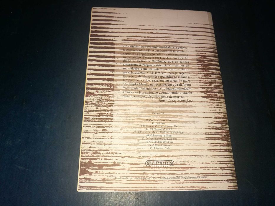 Jerusalém - Simon Sebag Montefiore - Vol VI