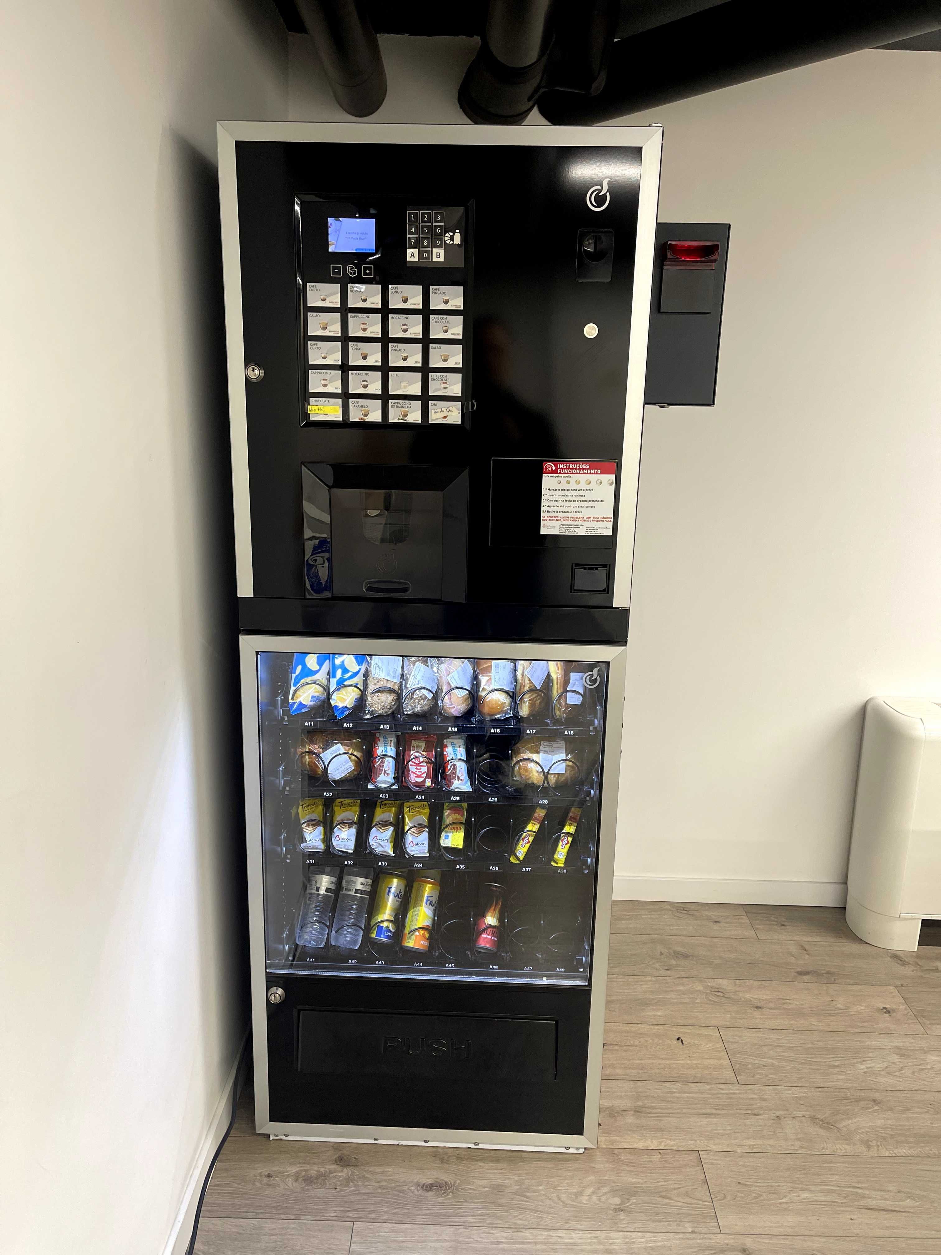 Negocio de Maquinas cafe/ bebidas e snacks  em empresas de Viseu