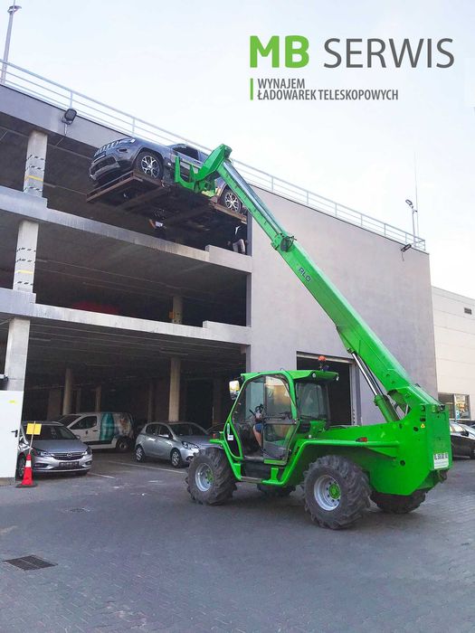 Wynajem ładowarki teleskopowej obrotowej Manitou MRT 2550, 2150 5t 25m