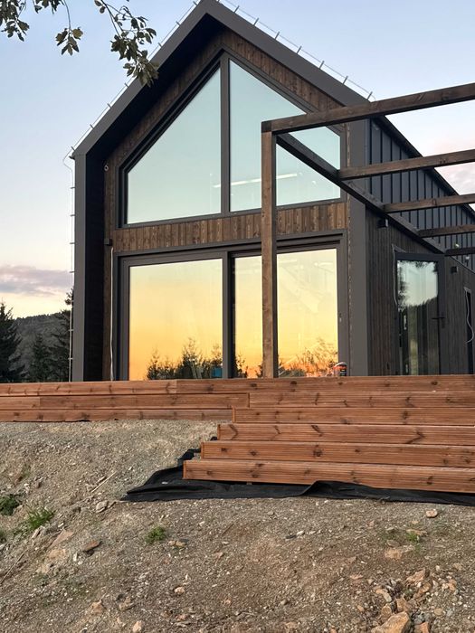 Dom całoroczny od 50m2 z antresola lub piętrem pod klucz