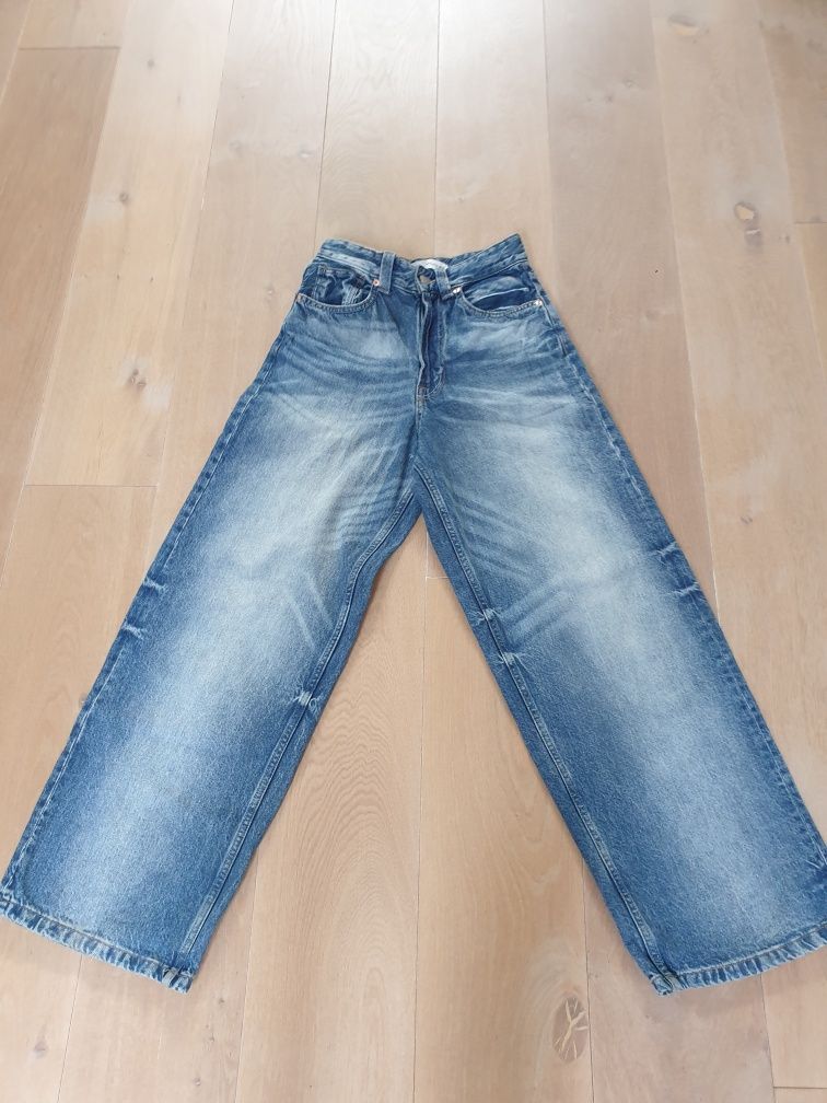 Spodnie Buggy Bershka 34 jak NOWE