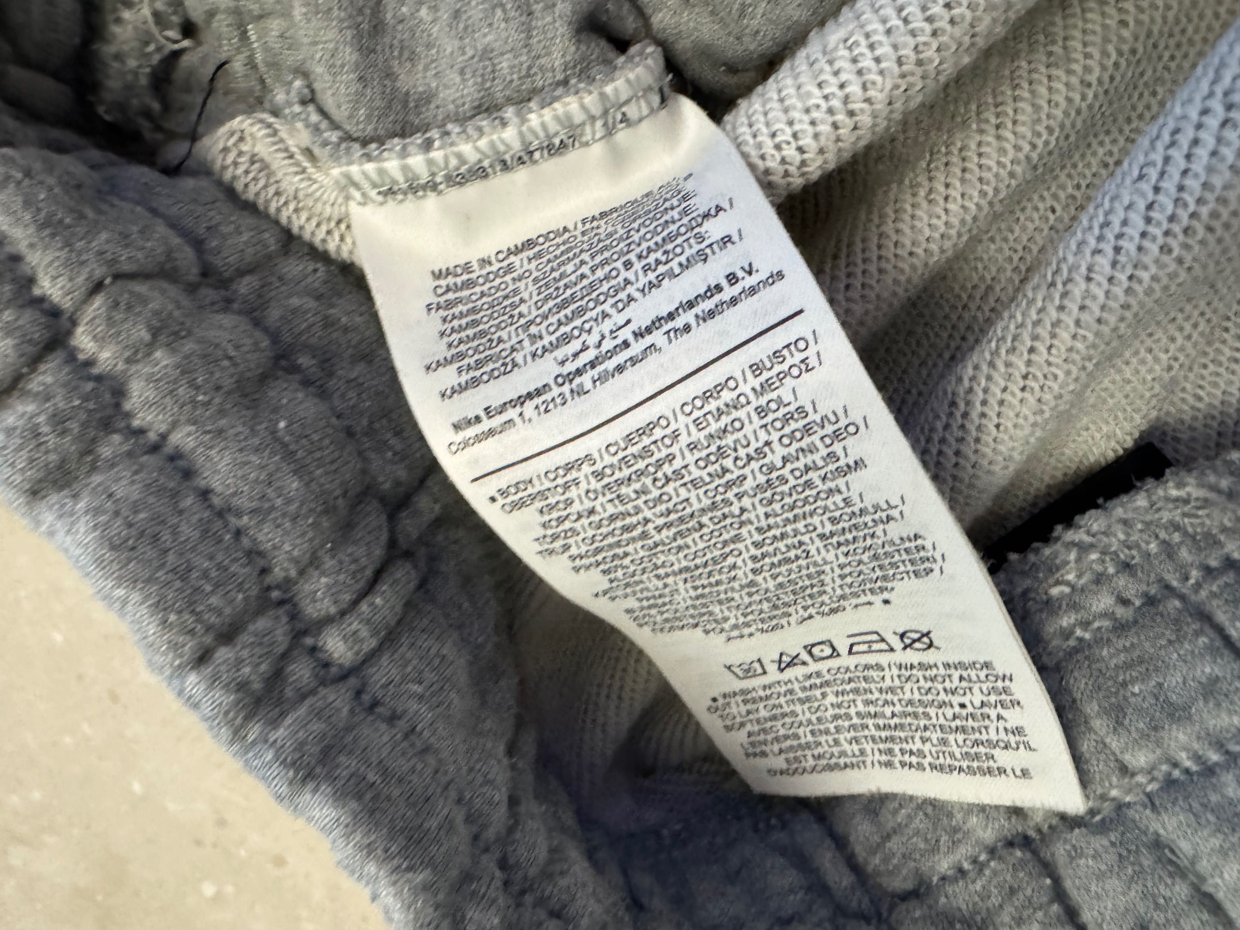 Nike bawełniane szerokie spodnie sportowe dresowe damskie , joggery L