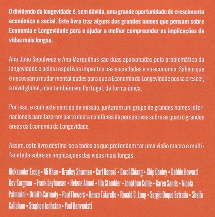 Economia da Longevidade de A. Sepulveda, A. Marquilhas [Portes Grátis]