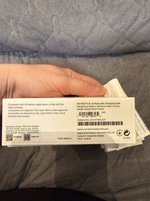 Навушники Apple AirPods 2 оригінал правий