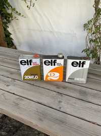 Latas oleo Elf vintage