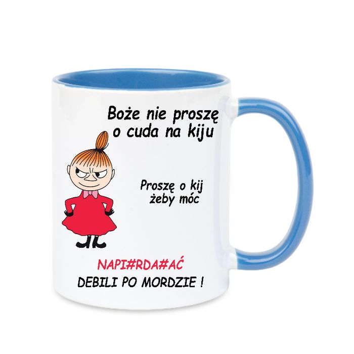 Kubek z nadrukiem Mała Mi, Muminki, Śmieszne, BCNC-MI-058