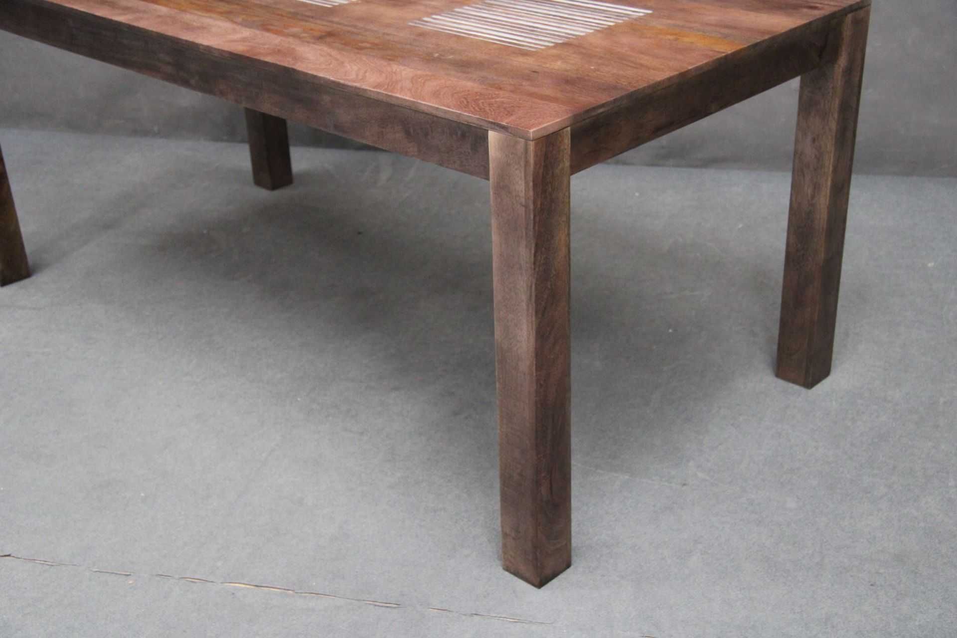 STÓŁ LAKIEROWANY 180x90 cm Drewniany z mango -70%! BGM24.pl B 7350