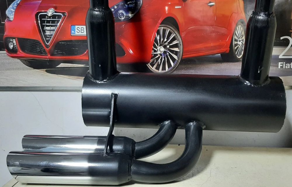 fiat 126p 126 fiat 500 różne tłumiki sportowe