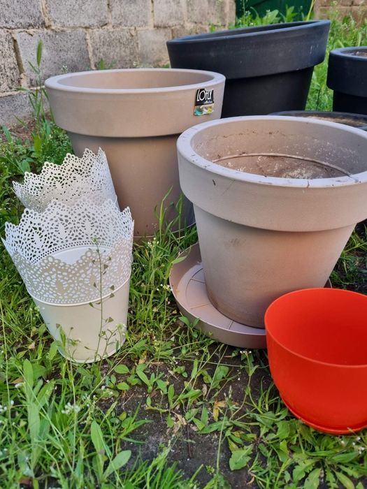 горшки для цветов и шикарный декор