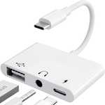Adapter USB C OTG na USB Jack USB C 3w1 SPP728
