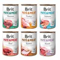 BRIT PATE&MEAT mix smaków 24X800g