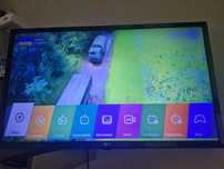 Телевізор lg 32lj510u с кронштейнами, без ножек