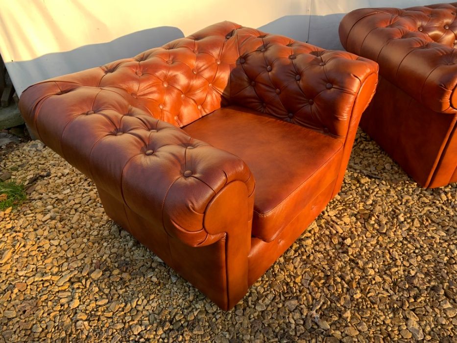 Sofa Chesterfield 3 osobowa Funkcja spania