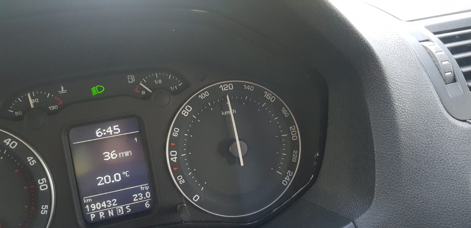 Skoda Octavia 1.9 TDI 105KM automat DSG ,190860 tyś , skóra,  Xenon,