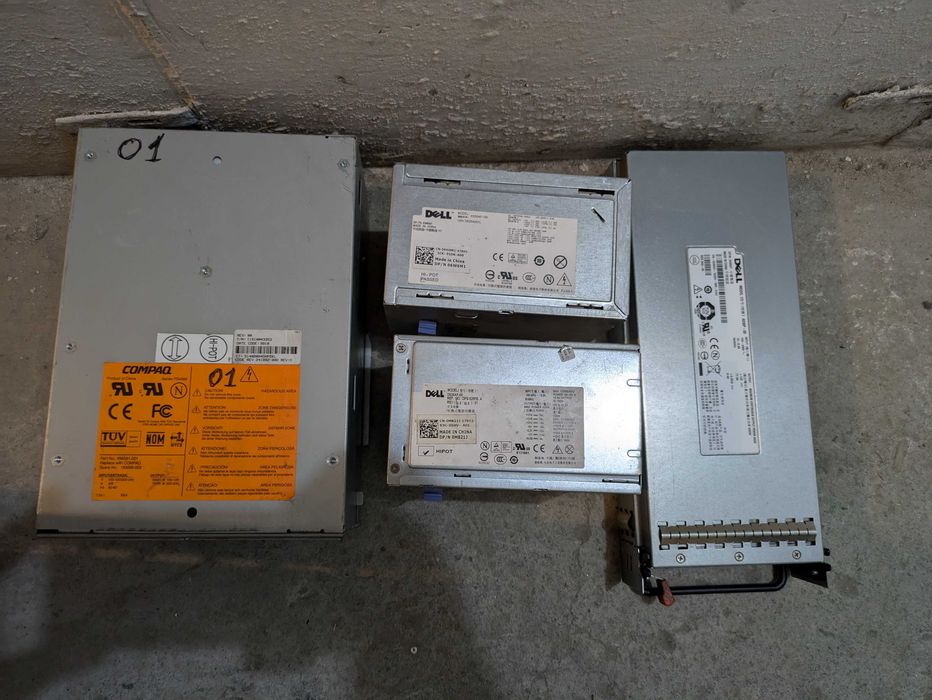 Блоки питания для ПК и СЕРВЕРОВ  9 штук цена за все !