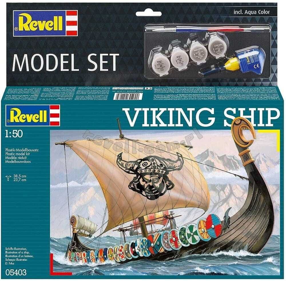 Revell Viking Ship 65403 skala 1:50 Statek Wikingów model do sklejania