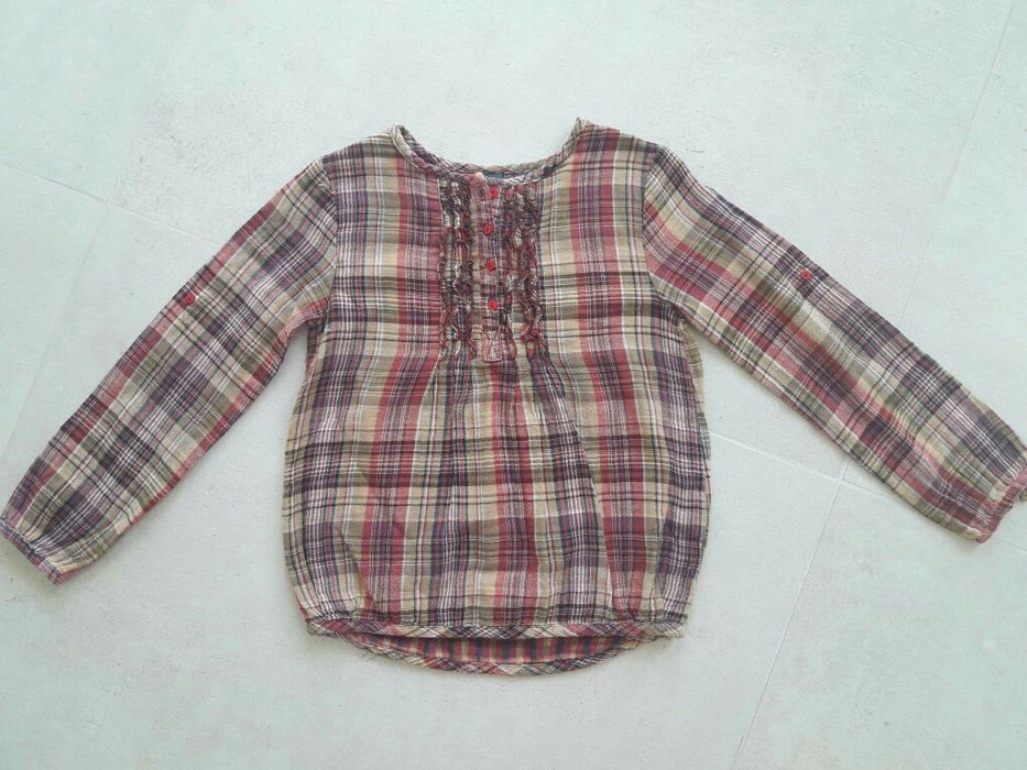 ZARA 116 118 bluzka tunika hipsterska boho etno