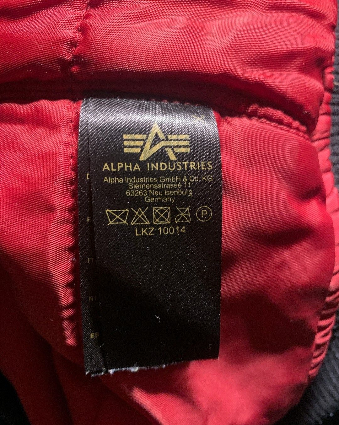 Alpha Industries bomberka XXL, czarna.