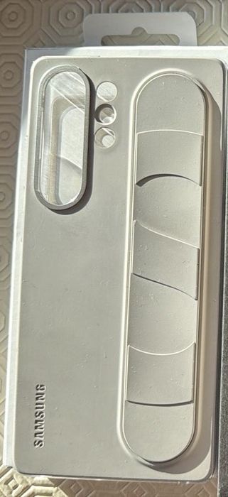 Samsung standing grip case cinzenta / nova / original
