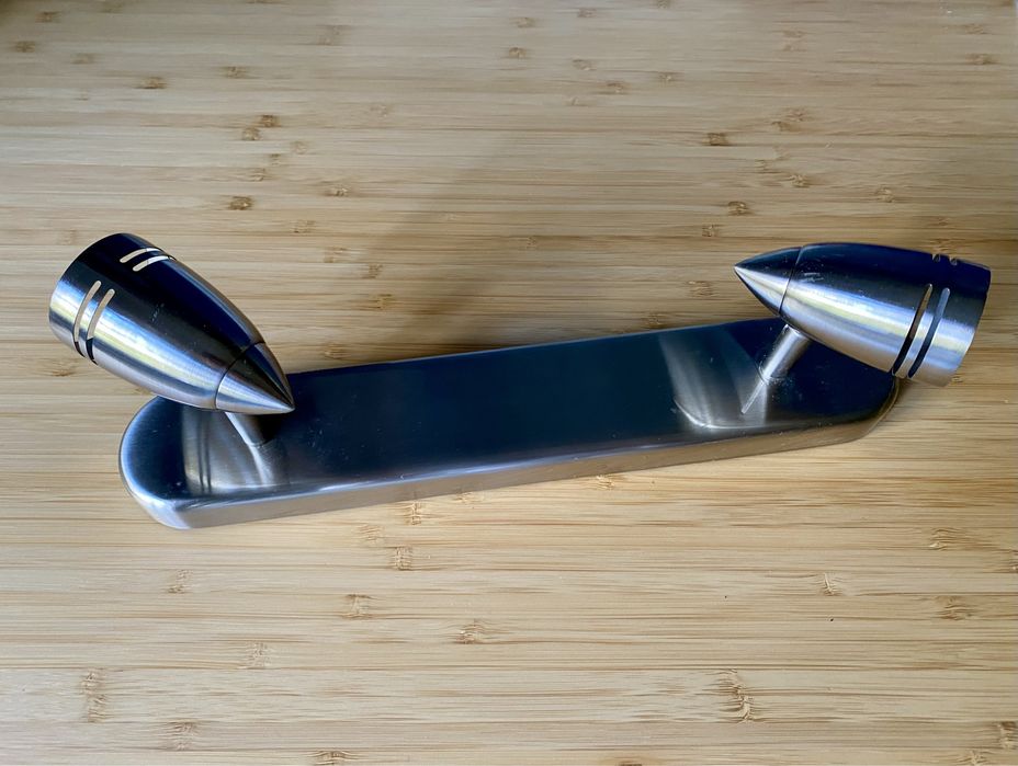 Lampa Sufitowa; listwa 2 punktowa/ Srebrny mat, Stal nierdzewna