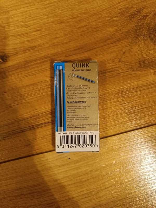 5 szt wkładów Parker Quink