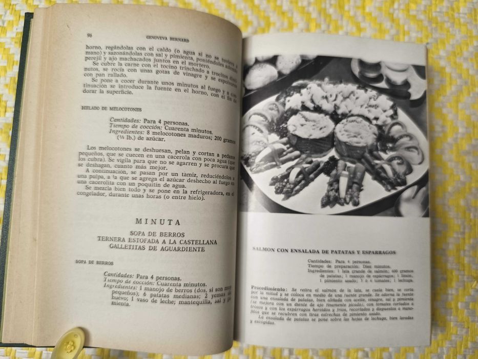 Un menú para cada día 
con recetas de cocina, 
de Genoveva Bernard