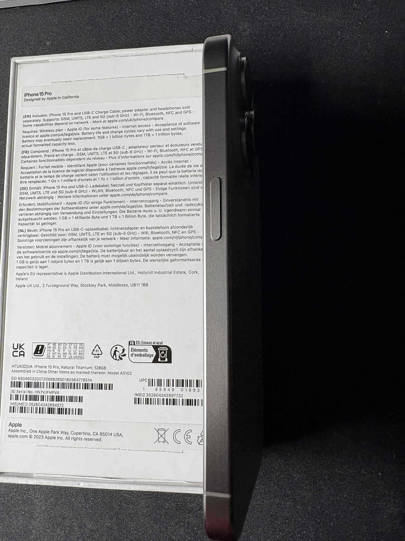 Iphone 15 Pro 128 GB