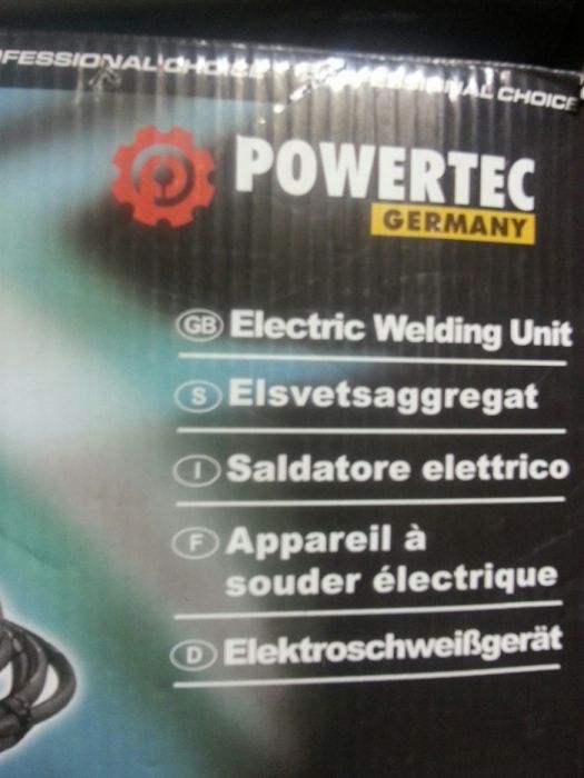 Продам сварочный аппарат "POWERTEC" пр-ва Германии.