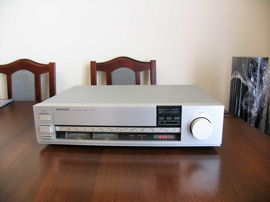 KENWOOD KT-1100 / TOP Tuner Silver - Jak Nowy '' Vintage ''