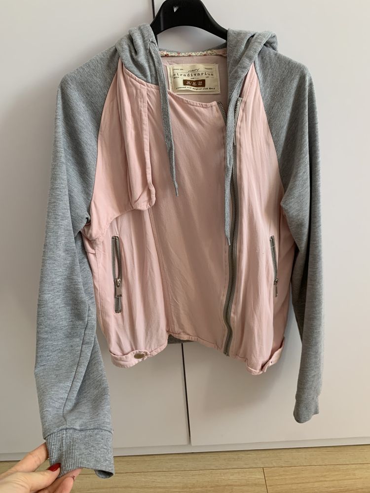 Bluza pastelowa pudrowy roz