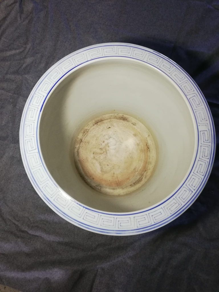 Grande vaso cerâmico oriental