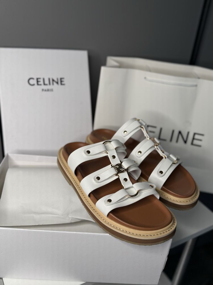 Шльопки шльопанці тапки босоніжки celine
