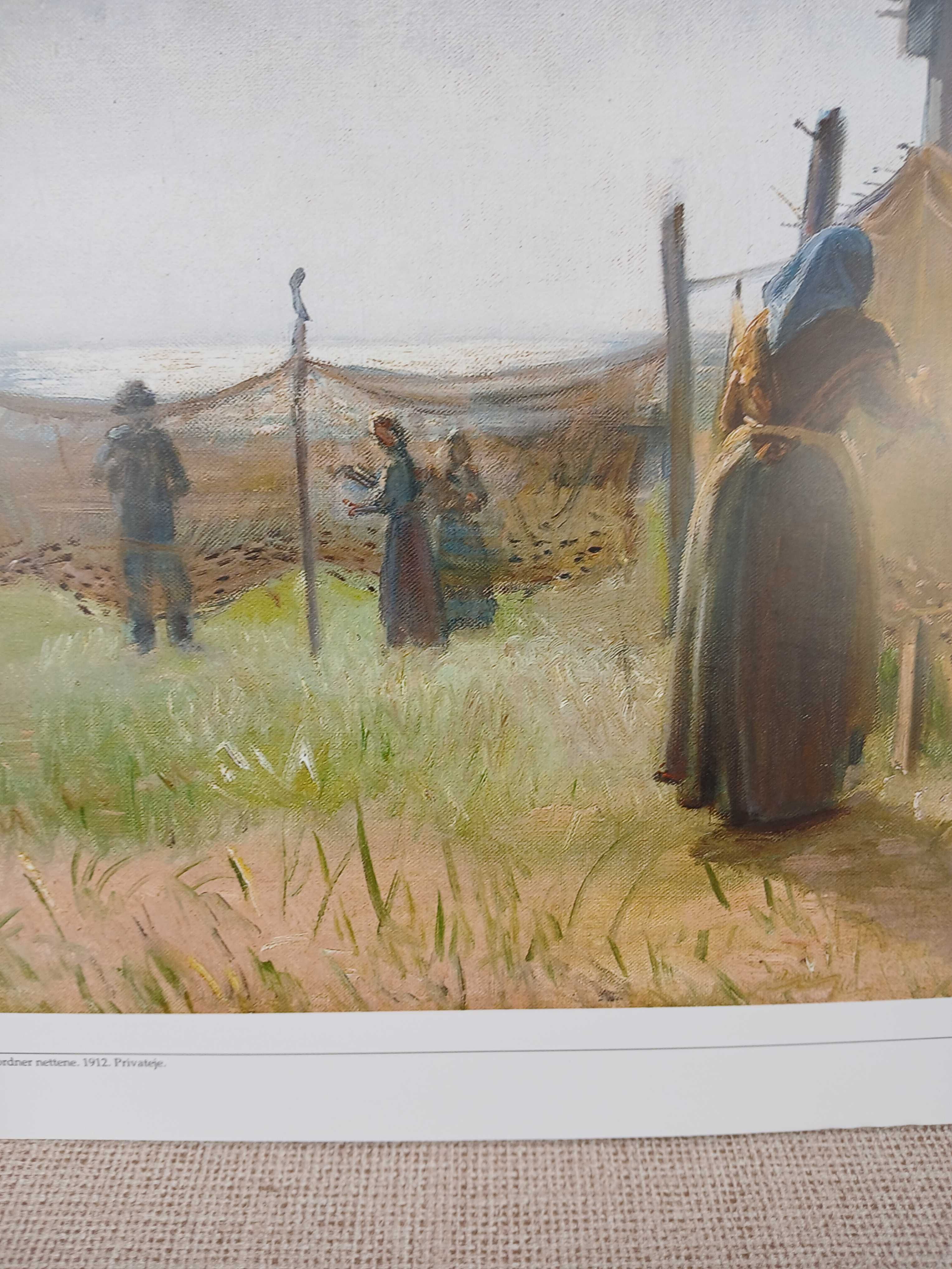 Grafika do oprawy M Ancher På stejlepladsen Lamberths 30x40 Dania Nowa