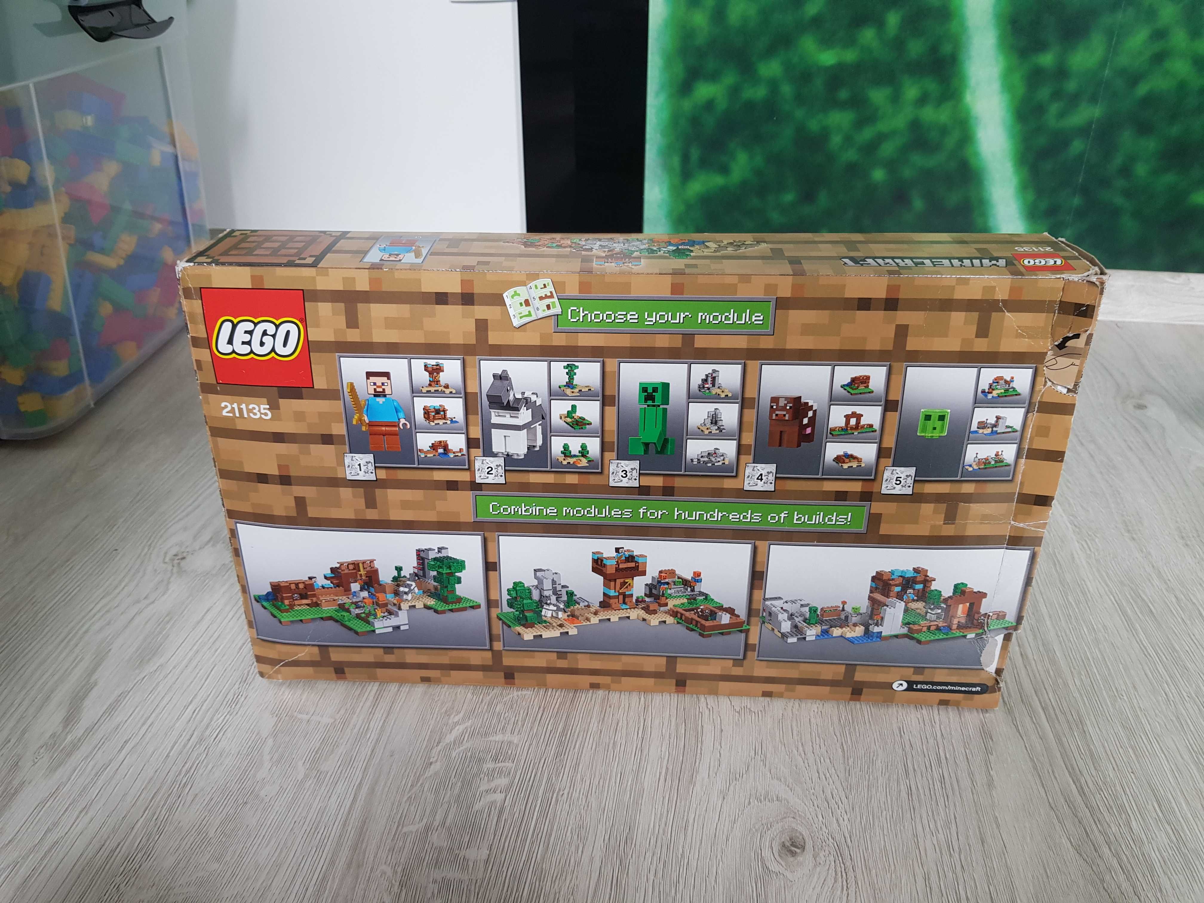 Klocki lego kreatywny warsztat minecraft 21135